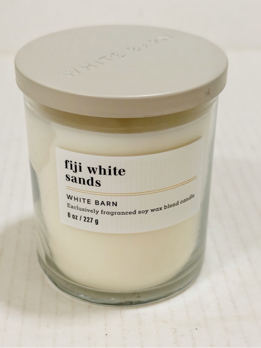 New bath and body works Candle Single Wick Fiji White Sands